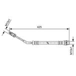 Bosch Brake Hose Rear Left 1987481579