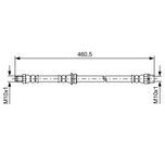 Bosch Brake Hose Rear Outer 1987481598