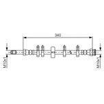 Bosch Brake Hose 1987481667