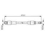 Bosch Brake Hose Rear 1987481674