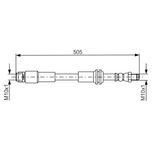 Bosch Brake Hose Front 1987481675