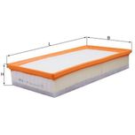 Mahle Air Filter LX1835