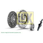 LuK Clutch Kit 4pc (Cover+Plate+Brg+Slave Cyl.) 624321821