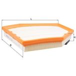 Mahle Air Filter Left LX3728/1