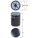 Mahle Oil Filter OC194
