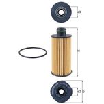 Mahle Oil Filter OX1219D