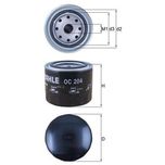 Mahle Oil Filter OC204