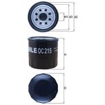 Mahle Oil Filter OC215
