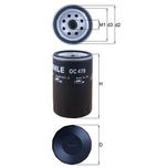 Mahle Oil Filter OC479