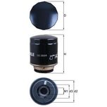 Mahle Oil Filter OC593/4