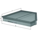 Mahle Air Filter Right LX2098