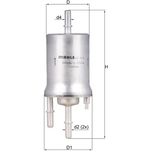 Mahle Fuel Filter KL572