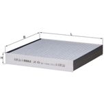 Mahle Pollen / Cabin Filter LAK454