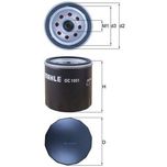 Mahle Oil Filter OC1051