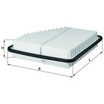 Mahle Air Filter LX2681