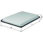 Mahle Air Filter LX1921