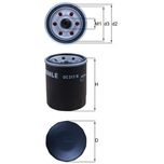 Mahle Oil Filter OC217/6