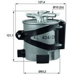 Mahle Fuel Filter KLH44/25