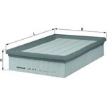 Mahle Air Filter LX418