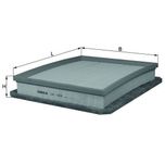 Mahle Air Filter LX1826