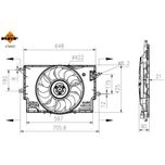 NRF Radiator Fan 470069