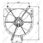 NRF Radiator Fan 47042