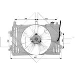 NRF Radiator Fan 47053