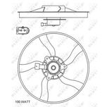 NRF Radiator Fan 47070