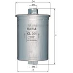 Mahle Fuel Filter KL204