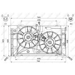NRF Radiator Fan 47568