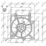 NRF Radiator Fan 47742