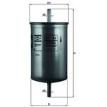 Mahle Fuel Filter KL85