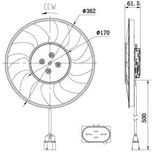 NRF Radiator Fan 47931