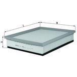 Mahle Air Filter LX1656