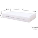 Mahle Pollen / Cabin Filter LA1156/S