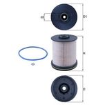 Mahle Fuel Filter KX491/1D