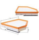 Mahle Air Filter LX3424