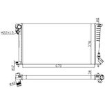 NRF Radiator 509510A