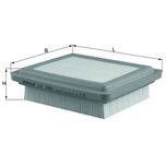 Mahle Air Filter LX1061