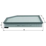 Mahle Air Filter LX1591/2