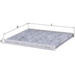 Mahle Pollen / Cabin Filter LAK241