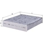 Mahle Pollen / Cabin Filter LAK251