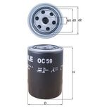 Mahle Oil Filter OC59