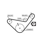 Gates Balance Shaft Belt 5210