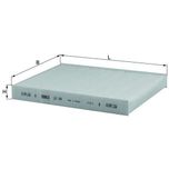 Mahle Pollen / Cabin Filter LA144