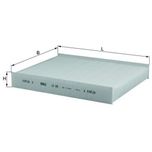 Mahle Pollen / Cabin Filter LA169