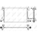 NRF Radiator 53160