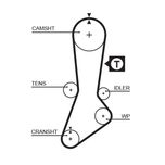 Gates Timing Belt 5317XS