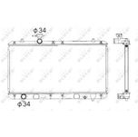 NRF Radiator 53428