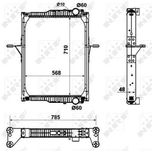 NRF Radiator 53432